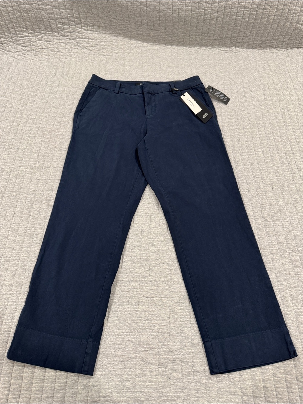 Liverpool LA Navy blue Kelsey Trouser straight leg trouser Sz 6/28 NWT